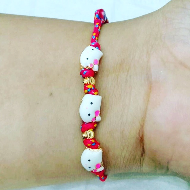 Gelang tangan wanita  tali paracod variasi helokity