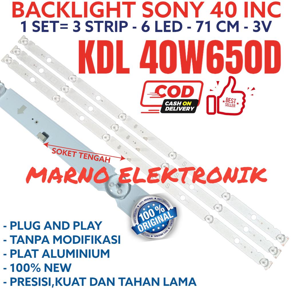 BACKLIGHT SONY 40 INC 40W KDL40W650D KDL 40W650D KDL-40W650D 6K LED 3V
