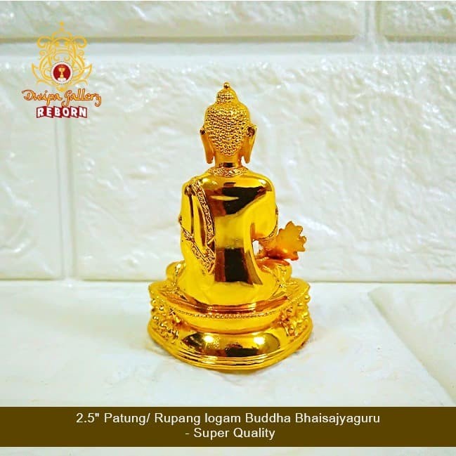 2.5&quot; Patung/ Rupang Logam Buddha Bhaisajyaguru - Super Quality