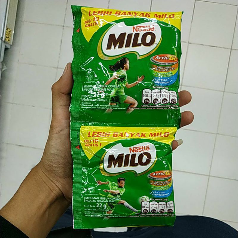 

Milo activgo 22gram Beli 10 gratis 1