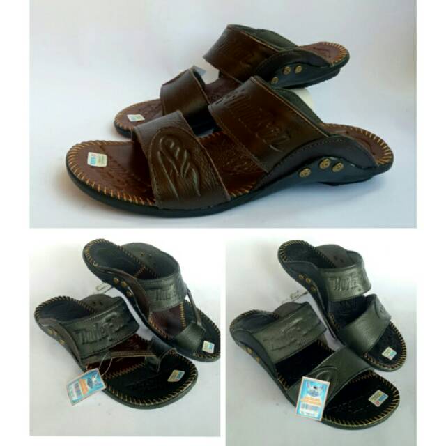 Sandal harley kulit asli pria sendal full kulit