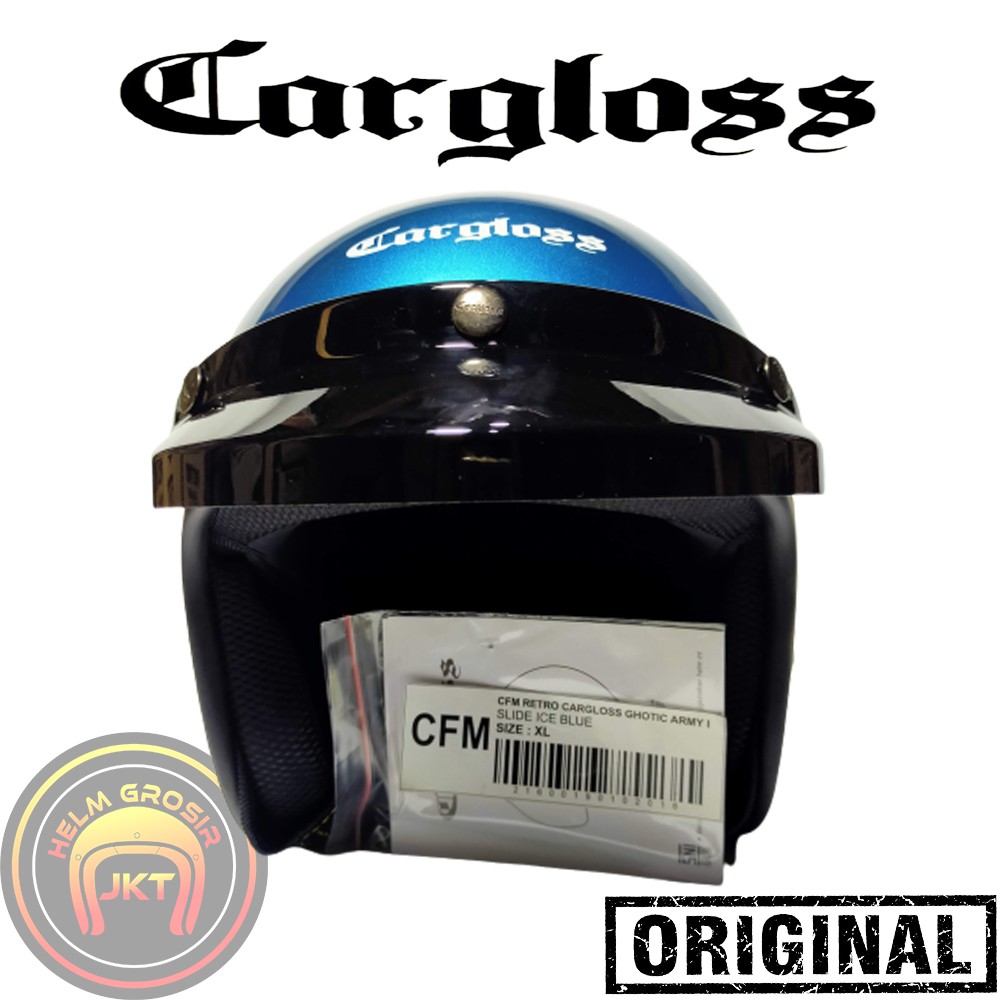 HELM CARGLOSS  ORIGINAL 100% TANPA KACA MURAH WARNA LENGKAP (COD)
