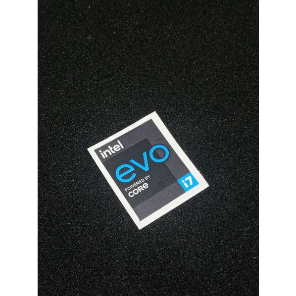 Stiker label Intel evo core i7 (2pcs)