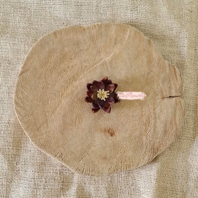 Bunga klobot teratai | Bunga klobot jagung | Bunga artificial | Bunga klobot | Bunga mahar-Kecil coktu-muda