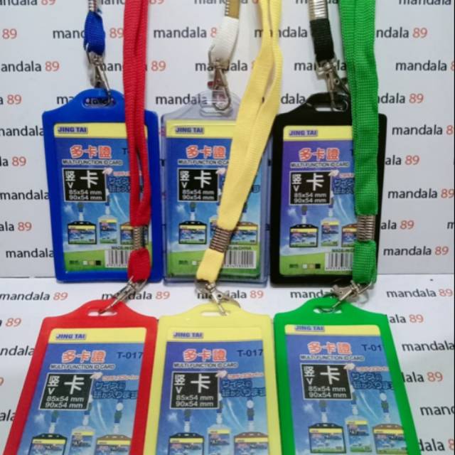 

PAKETAN ID CARD HOLDER 2 SISI & TALI KAIL 1 CM