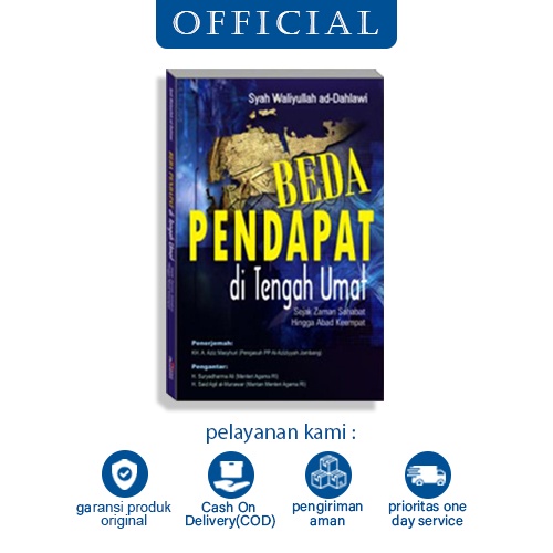 Buku BEDA PENDAPAT DI TENGAH UMAT: Sejak Zaman Sahabat hingga Abad Keempat  Pustaka Pesantren