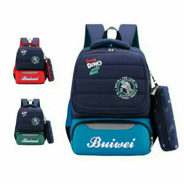 Terbaru!!Tas punggung/Ransel Dinosaurus/bermotif binatang lucu 2 in