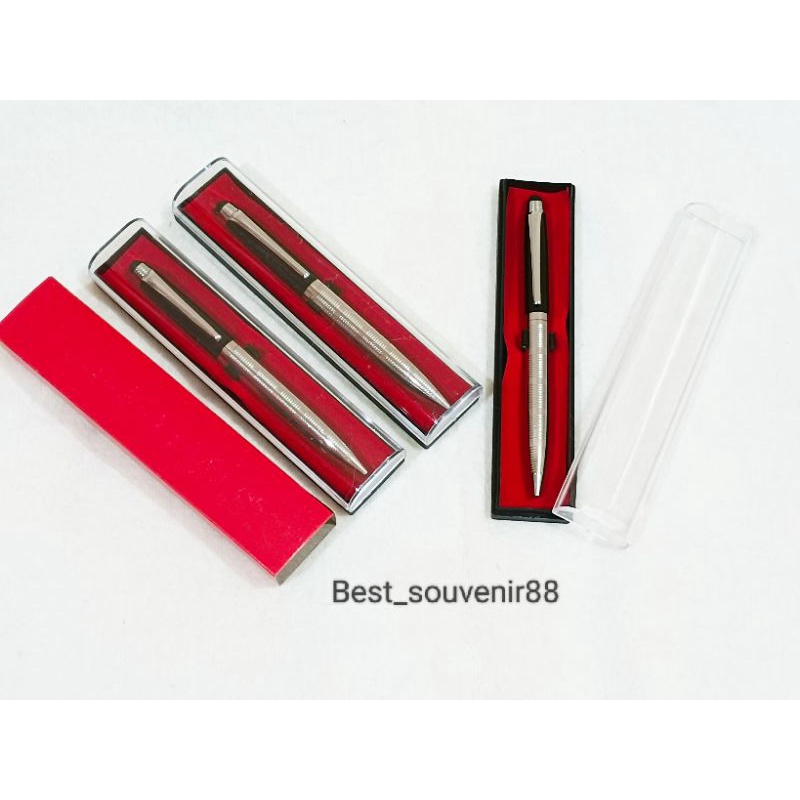 

Bp 804/Pulpen Metal/Pen Exclusif/Ballpoint/Pulpen+Box Merah/Pen Stainless Model putar/Pen Besi