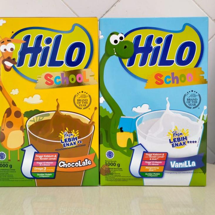 

Kirim Langsung Hilo School Chocolate / Vanilla 1000 g 44F.