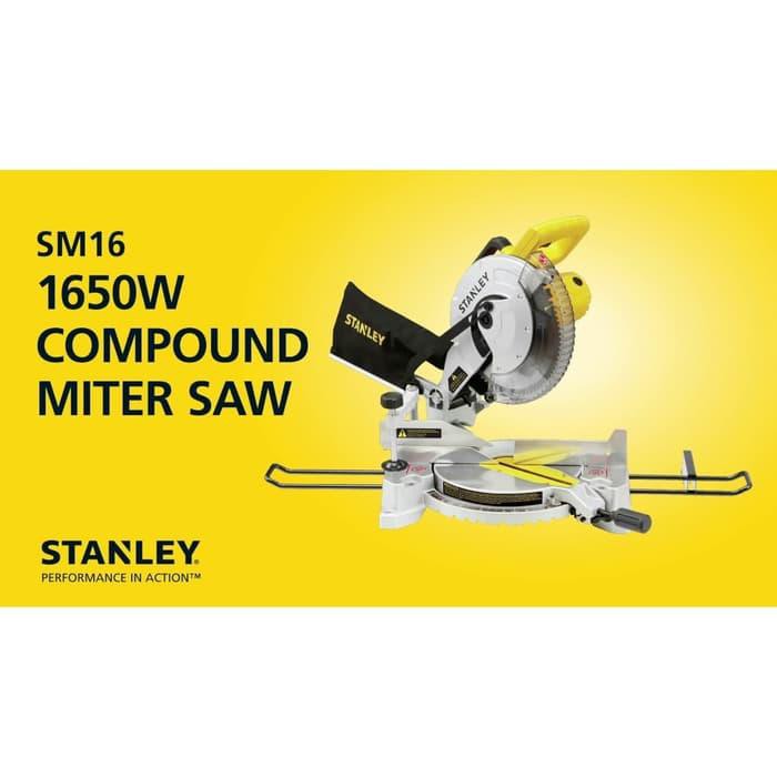 Stanley SM16 Compound Miter Saw 10" 1650watt miter saw SM 16 last s