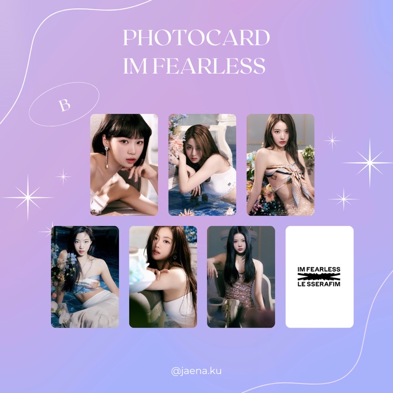 [LE SSERAFIM] PHOTOCARD IM FEARLESS LE SSERAFIM ‼️BACA DESKRIPSI‼️