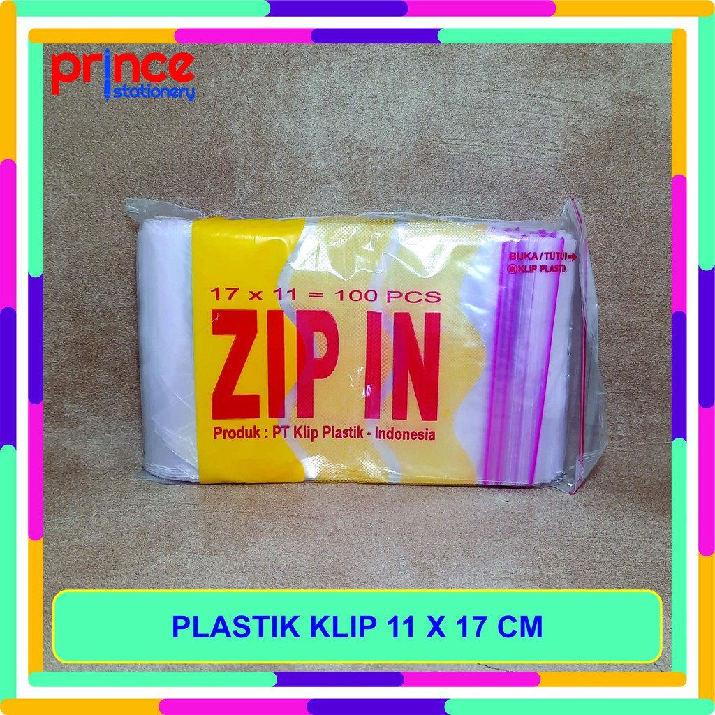 Plastik Klip / Ziplock 11 X 17 Cm Isi 100 Lembar