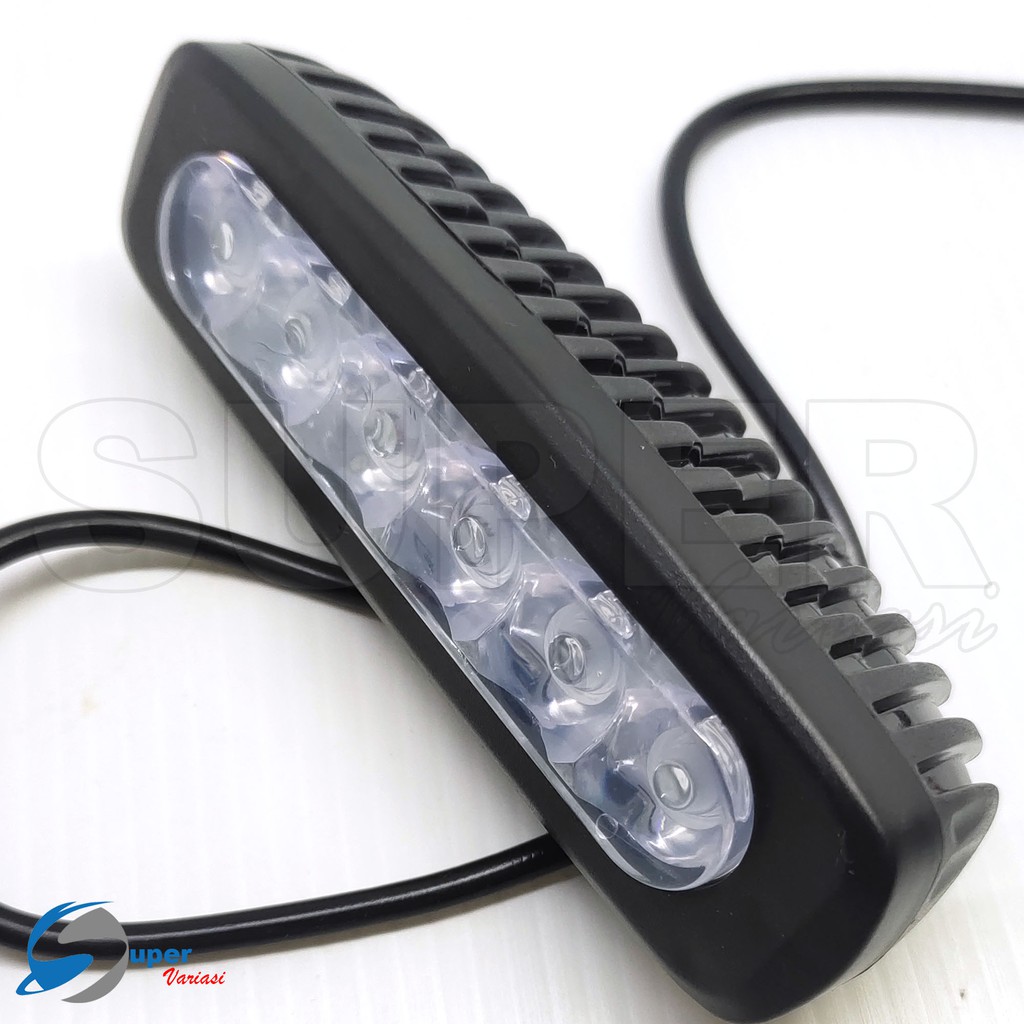 Lampu motor lampu tembak lampu sorot led 6 mata bisa untuk semua motor