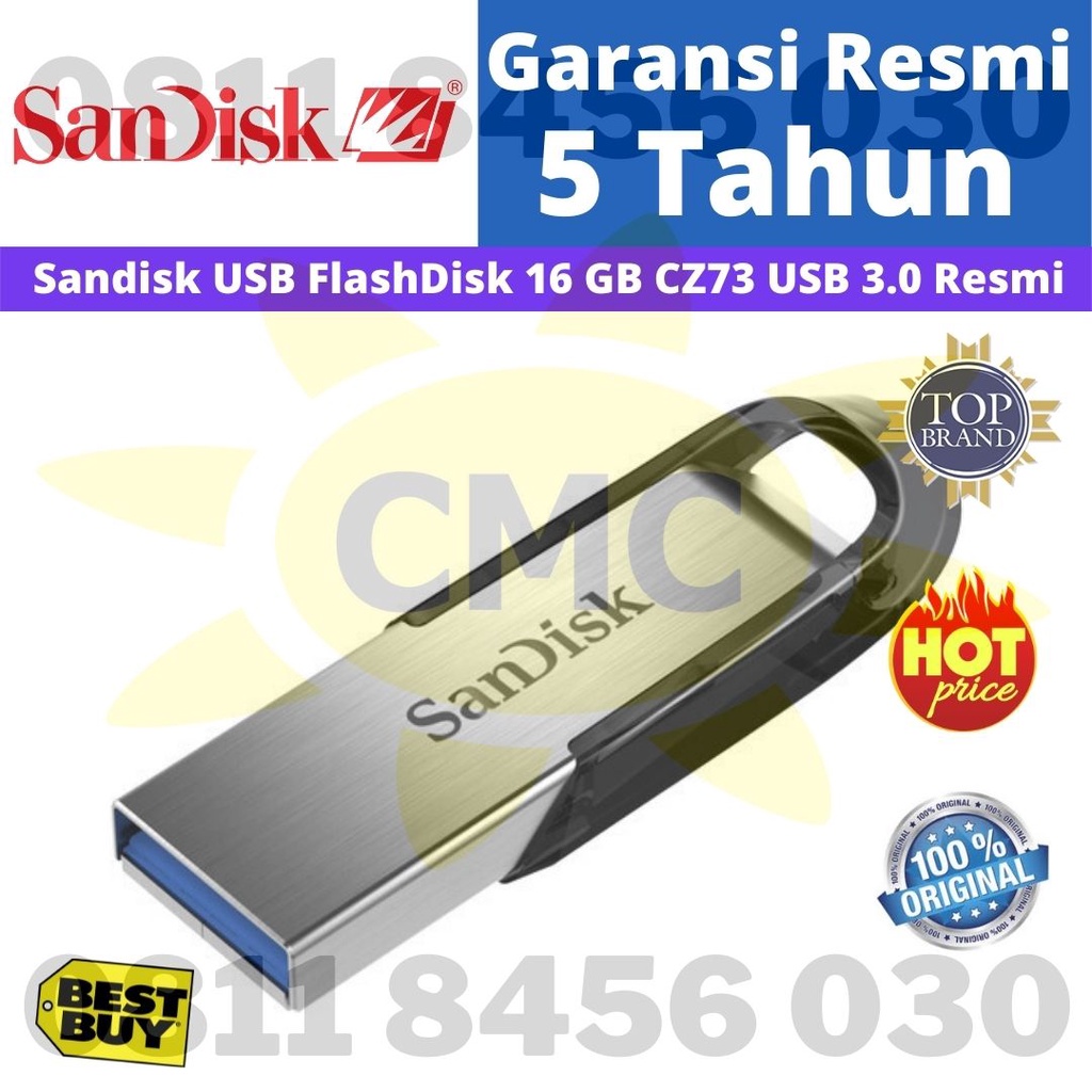 SANDISK USB FlashDisk 16GB CZ73 USB 3.0