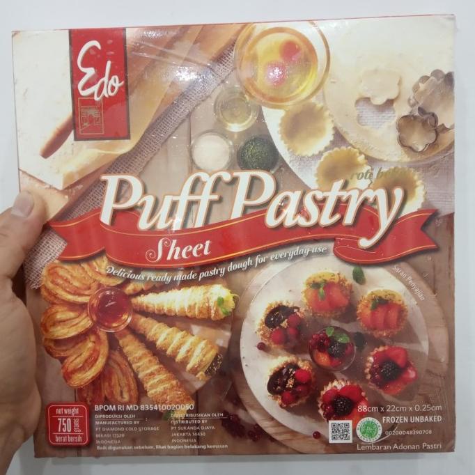 

}}}}}}] Puff Pastry Sheet Edo 88 x 22 x 0.25cm (Khusus Grab Dan Gojek)