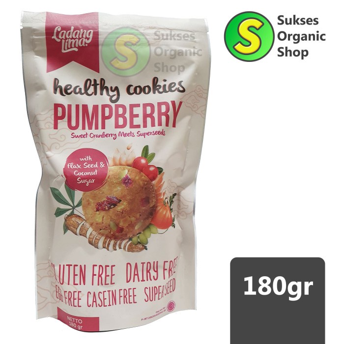 

Tr20Re Healthy Cookies Pumpberry | Ladang Lima | 180Gr Ht51G