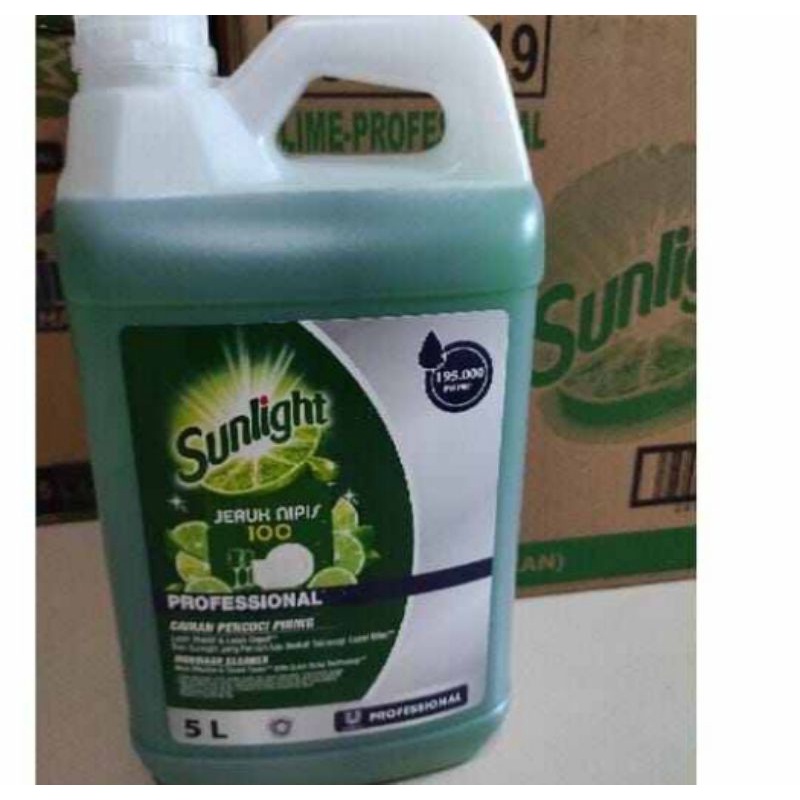 Heboh Murah Sunlight 5 liter - Jeruk Nipis