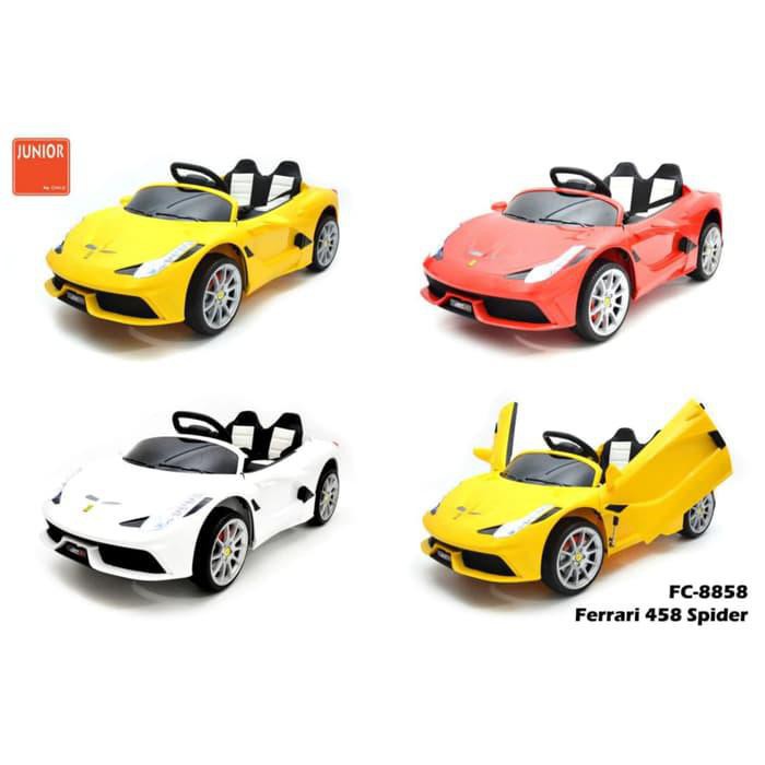 Ferrari 458 Spider / Mainan Mobil Aki Anak / Mainan Mobil Remote