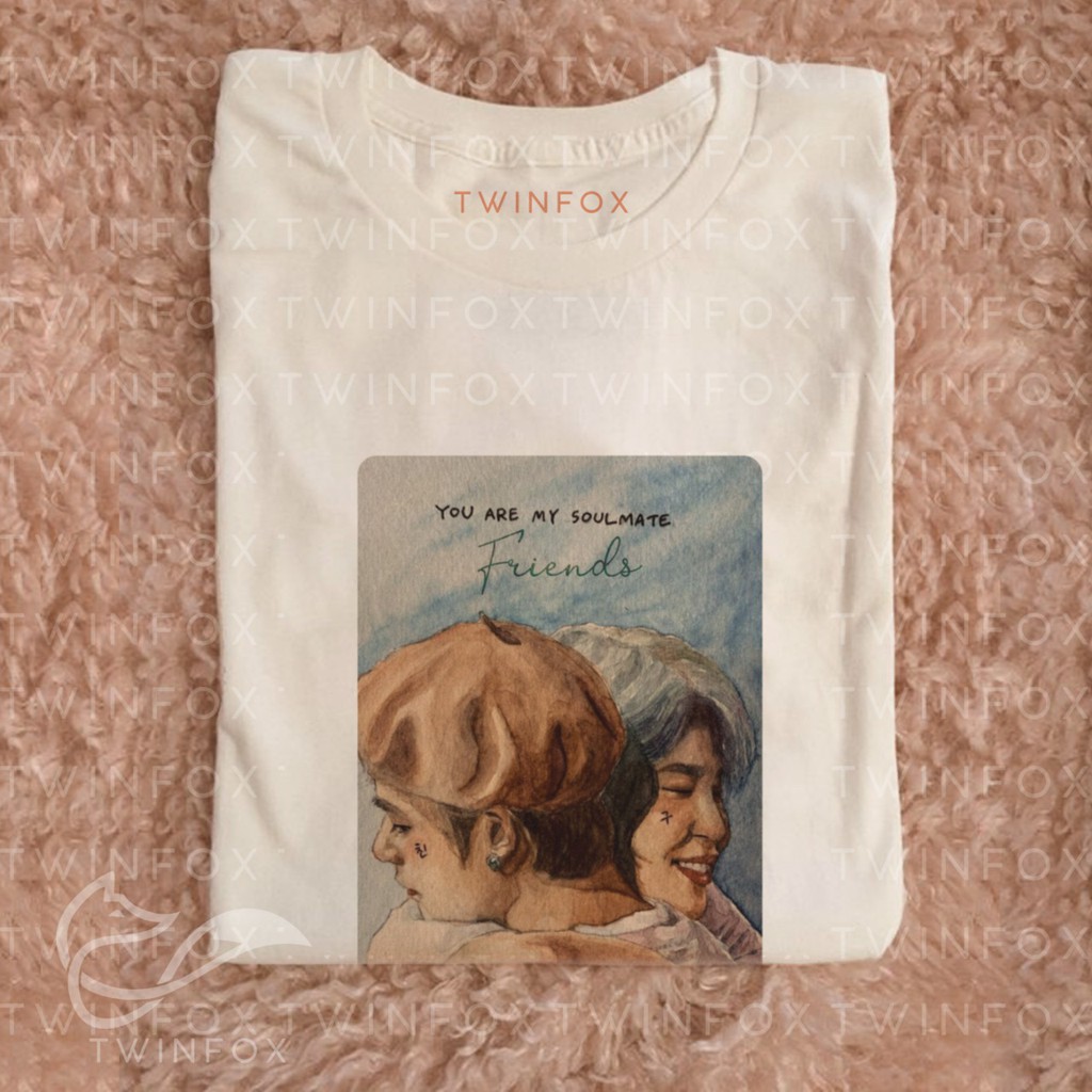 Kaos Kpop Unisex Taehyung Jimin Photo