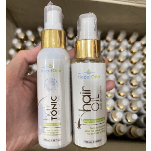 HAZELOILE Hair Tonic Oil Mask Shampoo Perawatan Rambut Rontok Penumbuh Rambut Pitak Botak Hair Care