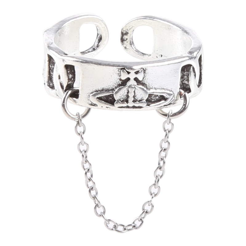 Siy Cincin Rantai Saturnusplanet Adjustable Warna Silver Untuk Wanita