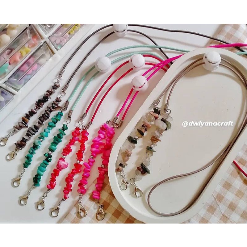 STRAP KONEKTOR MASKER BATU KERIKIL