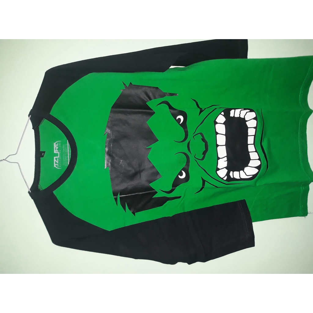 kaos lengan panjang Azura superheroes labs hulk