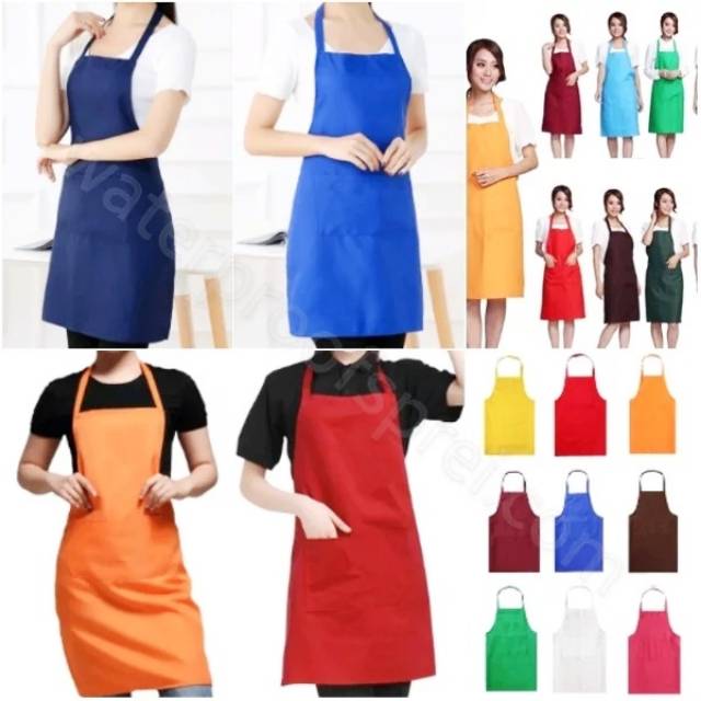 Celemek masak Waterproof Apron Full body tahan air dan minyak murah