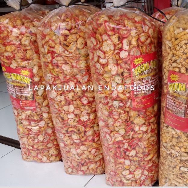 

GROSIR KERUPUK SEBLAK KENCUR PEDAS 1BAL (2,7kg) - BARU