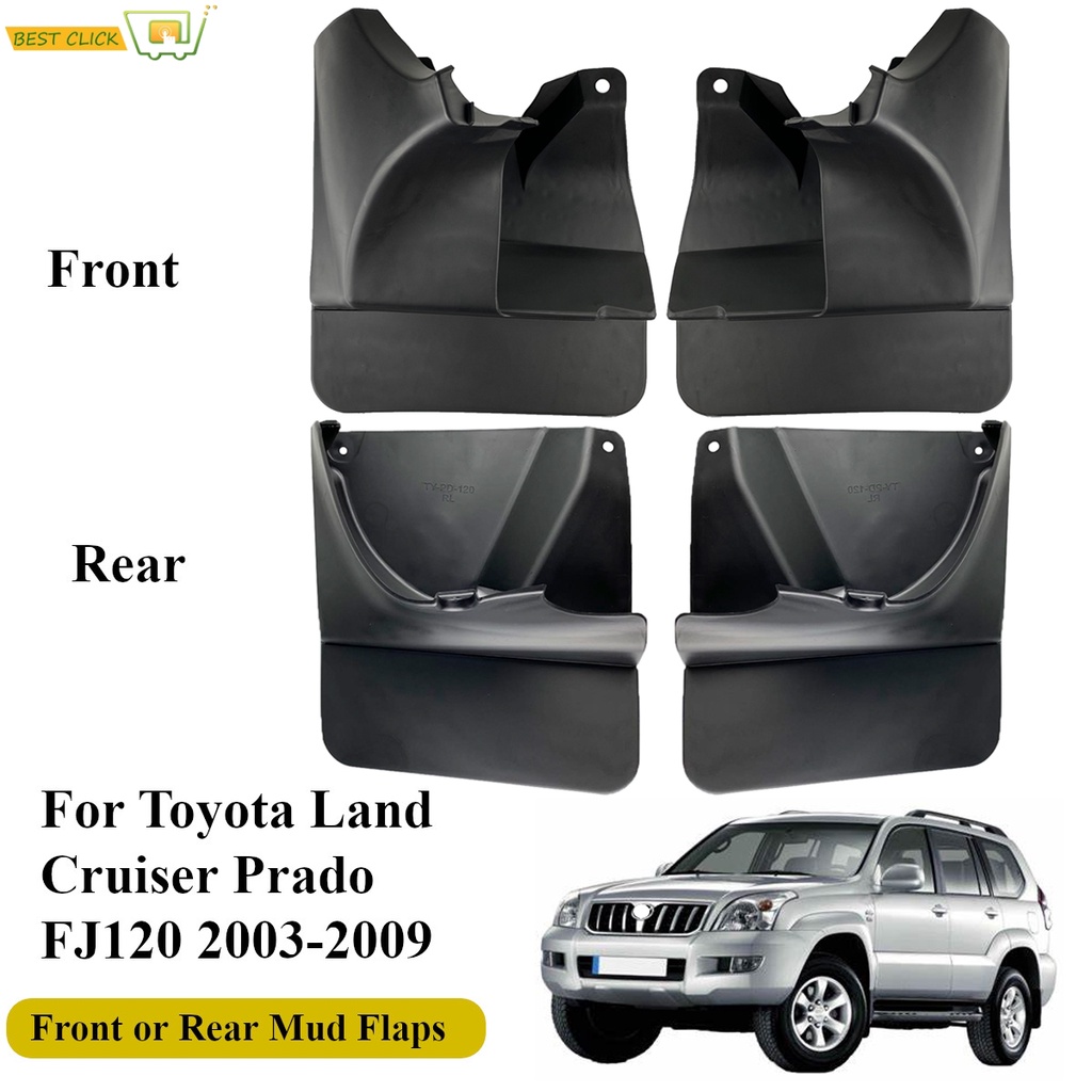 1 Set Mud Flap Pelindung Splash Untuk Toyota Land Cruiser Prado FJ120 120 2003-2009