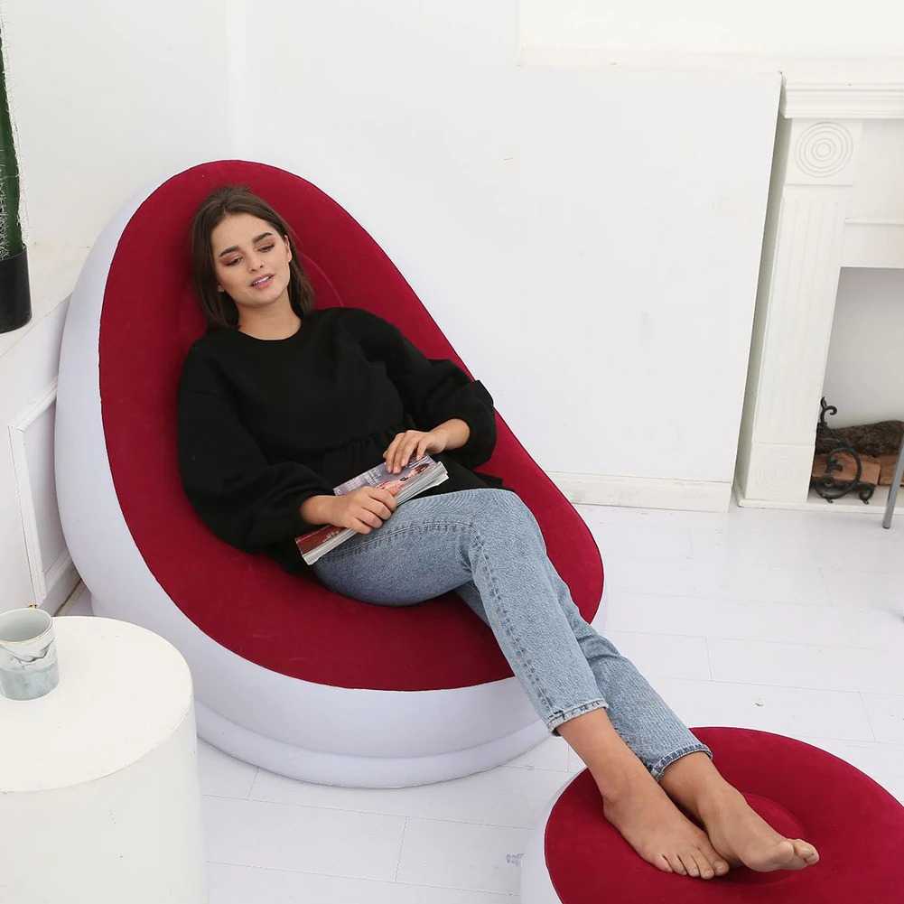 TG -  CBX Senyoubao Sofa Malas Inflatable Isi Angin dengan Sandaran Kaki - TP099