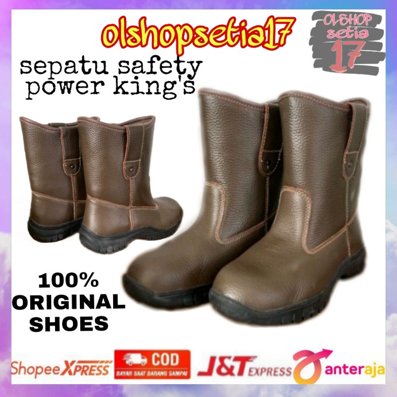 sepatu safety power kings terbaru harga promo ori. / jual sepatu Kings murah / jual sepatu safety pr