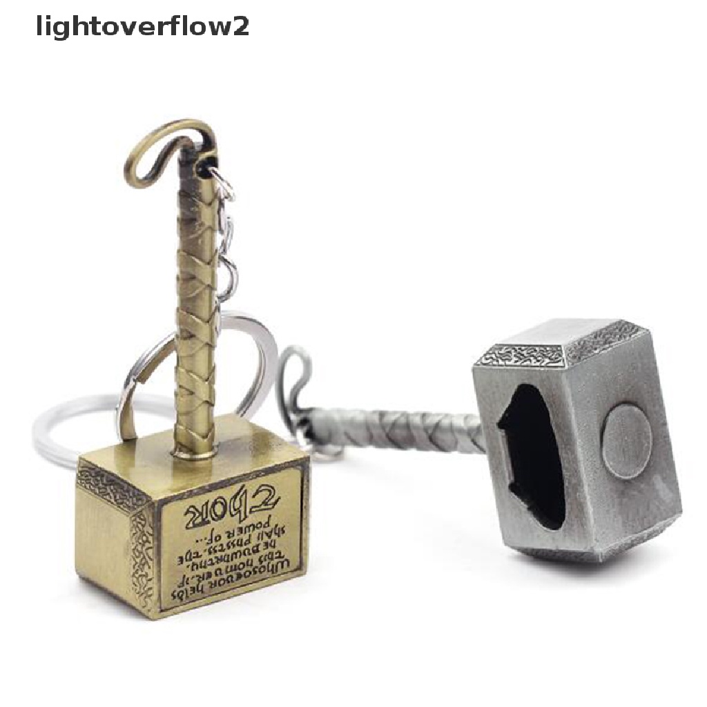 (lightoverflow2) Gantungan Kunci Palu Thor Avengers