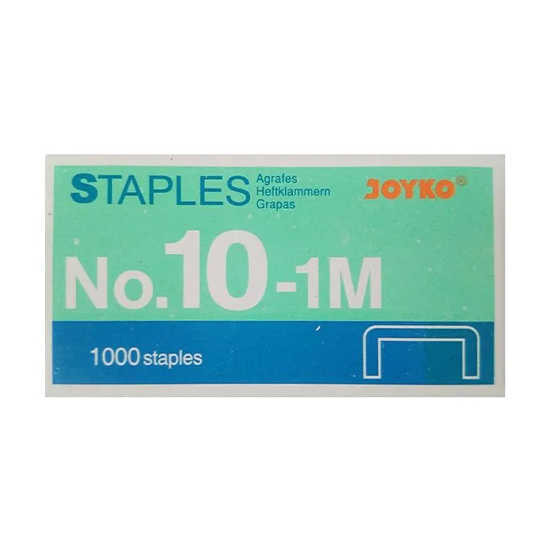 

Staples Isi Refill Stapler Hekter Joyko Kecil No 10-1M Box Kecil 10