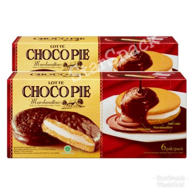 

Gooku 28 Store Richeese Chocopie Lotte Nextar Choco Pie Isi 12Pc