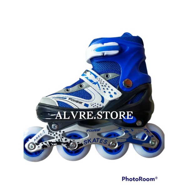 Sepatu Roda Bajaj Power Inline Skate Power FREE KUNCI Size S M L