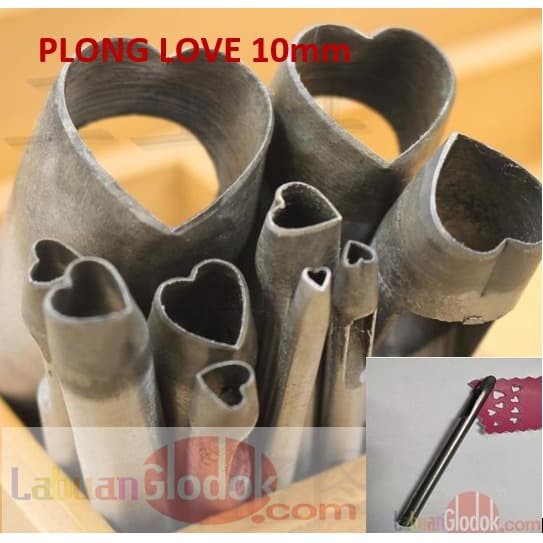

Plong Love Kulit 10mm - Love Shape Punch leather/plong love 10mm/Pembolong Love 10mm