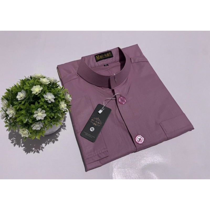 Baju Koko Haibab Al - Kafi / Baju Muslim Pria .