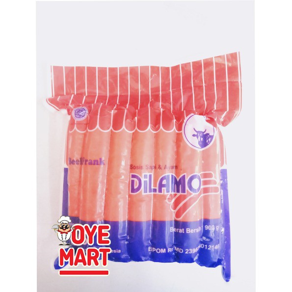 DILAMO BEEF FRANK 900GR