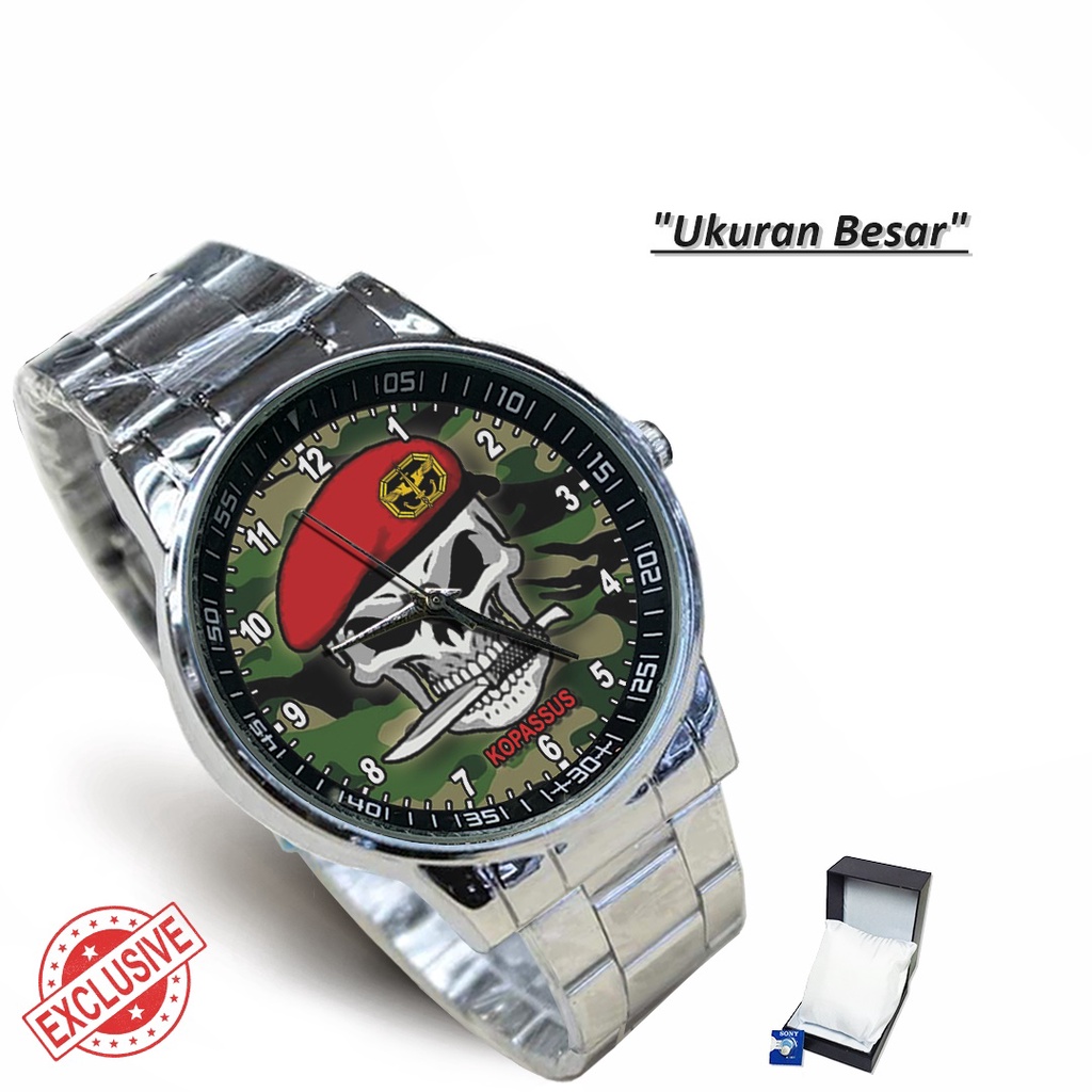 Jam Tangan Rantai Couple KOPASSUS -03 (Special)