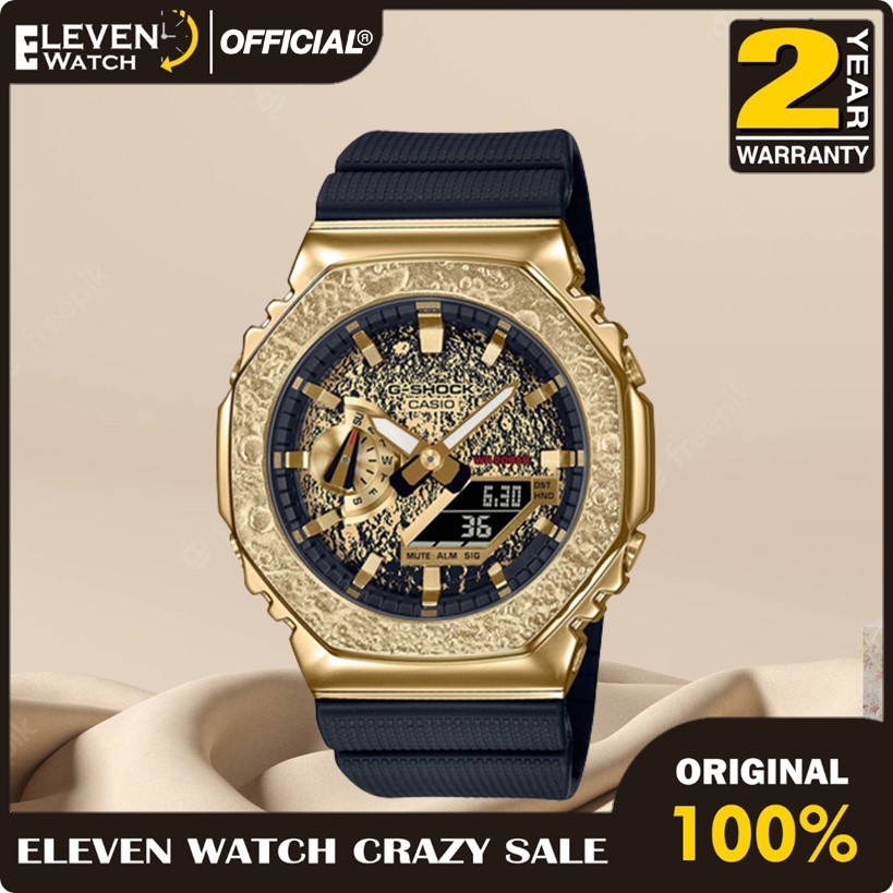 [Promo] Jam Tangan Pria G-Shock / Gshock GM-2100MG-1A / GM2100MG1A  The Moon  Garansi 2 Tahun [✔COD]