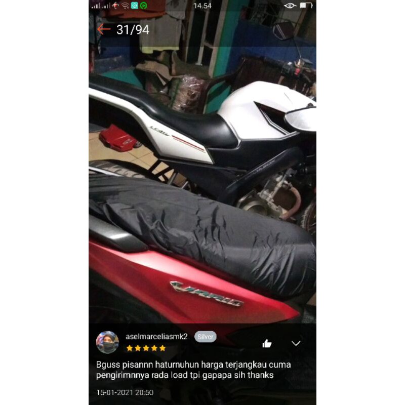 Sarung Jok Motor SATRIA FU SONIC 150 Anti Air / Terlaris.