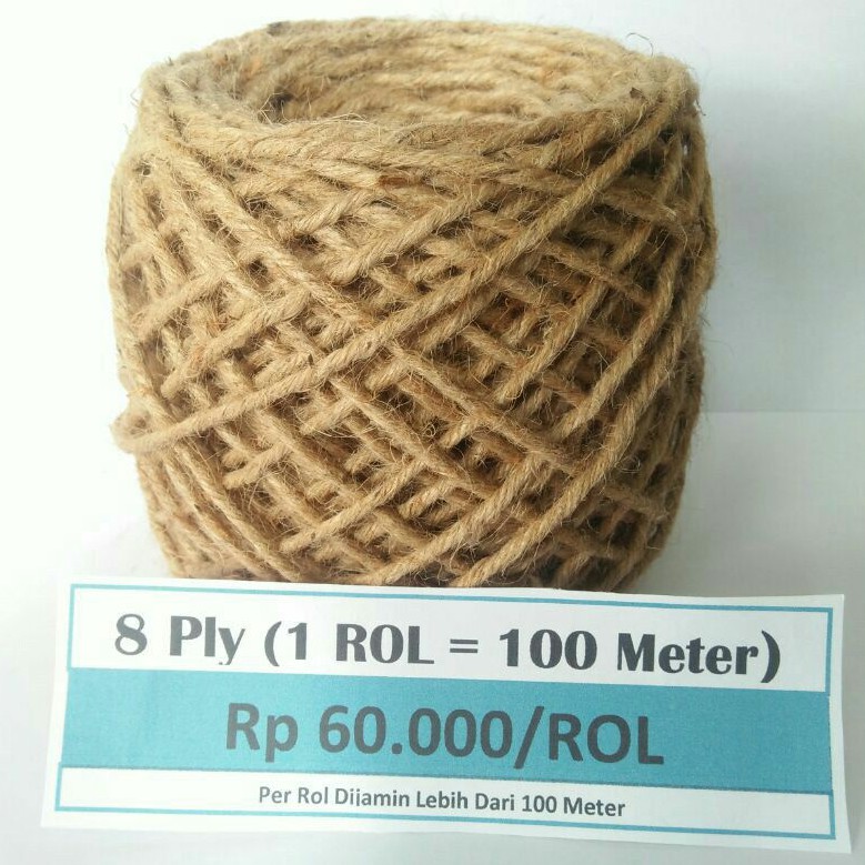 

8ply 100Meter Tali Goni, Tali Rami & Tali Jute