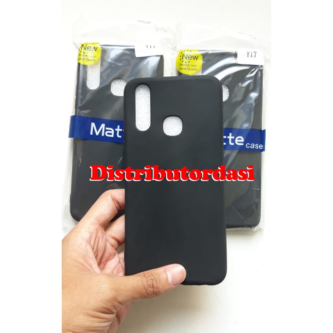 SOFTCASE CASE TPU SILIKON CASING KONDOM blackmatte case vivo y12 ready stok grosir