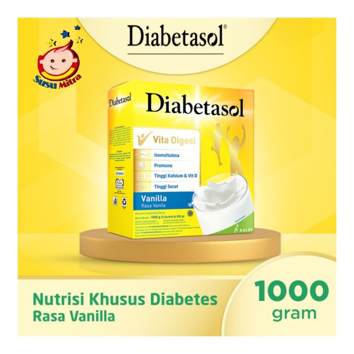 

DIABETASOL VANILA 1000gr / 1kg
