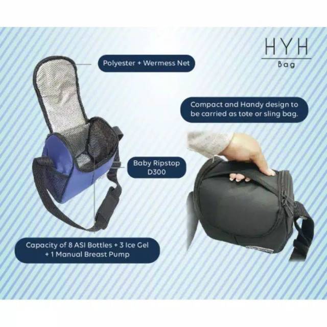 Tas Perlengkapan Bayi / Tas Bayi / cooler bag baby HYH / Tas Baby / Tas Pendingin Botol Asi (HYH20)