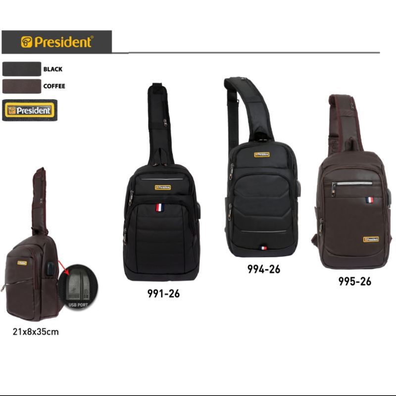 tas Sling bag PRESIDENT