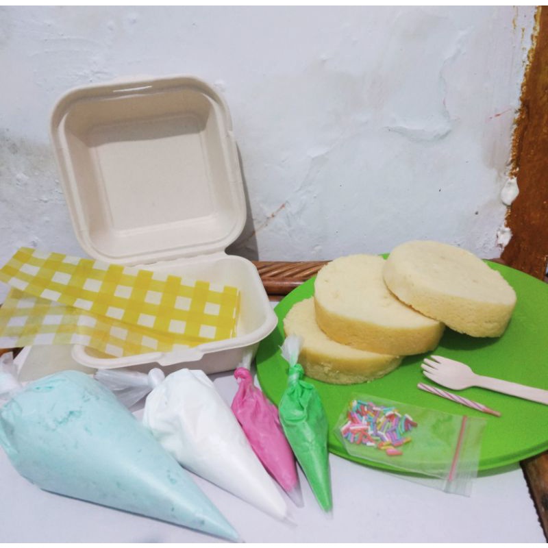 

[D12cm] Dekor sendiri | DIY cake | Bento cake jakarta | Korean cake [Baca Deskripsi]