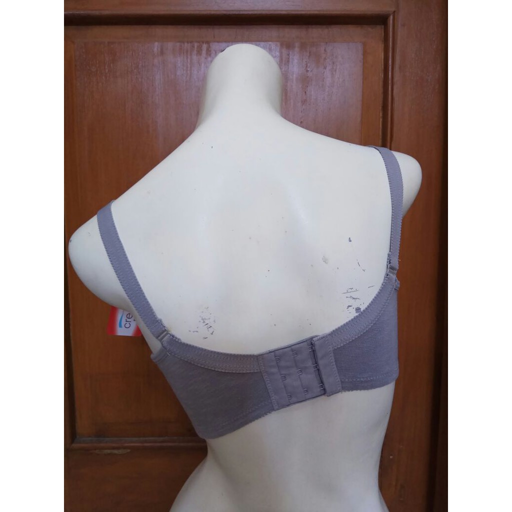 Bra SOREX 02010 BIG CUP BH wanita 3/4 busa kawat size 34 36 38 Polos Kap Besar kait 3 BK