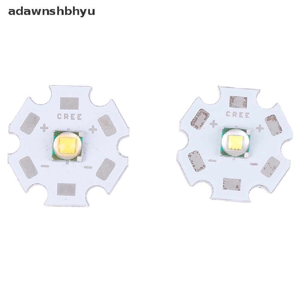 [adawnshbhyu] Cree XML2 XM-L2 10W Putih Merah Hijau Biru Kuning chip LED Daya Tinggi+PCB 16/20mm